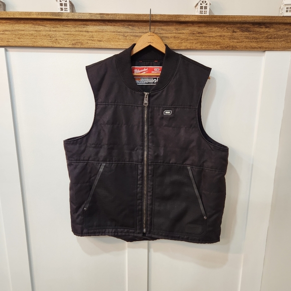 Milwaukee Other - Milwaukee Mens XL M12 Heated Gear Black Vest Only Ripstop Like New Condition